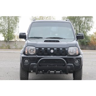 Bullbar QT006 Black (RVS) Suzuki Jimny 1998–2018 foto 1