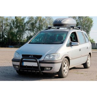 Bullbar QT006 Black (RVS) Opel Zafira A 1998–2005 foto 2