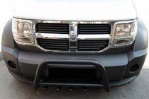 Dodge Nitro 2006–2011 Voorbullbar QT006 Black (RVS) foto 1