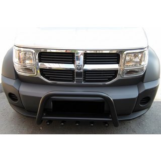 Voorbullbar QT006 Black (RVS) Dodge Nitro 2006–2011