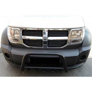 Voorbullbar QT006 Black (RVS) Dodge Nitro 2006–2011