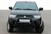 Mitsubishi L200 2006–2015 Bullbar Black (RVS) foto 1