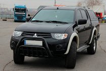Mitsubishi L200 2006–2015 Bullbar Black (RVS) foto 3