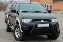 Mitsubishi L200 2006–2015 Bullbar Black (RVS) foto 2