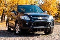 Chevrolet Captiva 2006–2019 Voor bullbar WT002 Black (roestvrij staal) foto 2