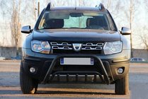 Dacia Duster 2008–2018 Bullbar WT002 Black (roestvrij staal) foto 2
