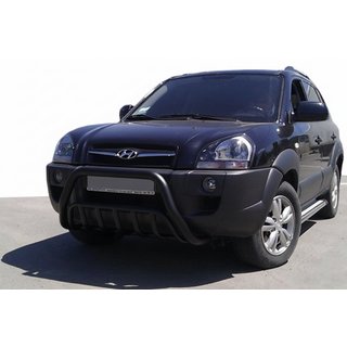 Bullbar WT002 Black (RVS) Hyundai Tucson JM 2004– foto 1