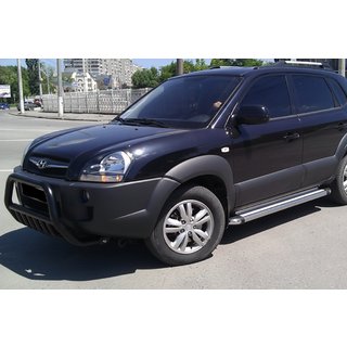 Bullbar WT002 Black (RVS) Hyundai Tucson JM 2004– foto 2