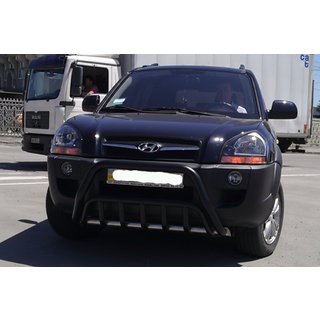 Bullbar WT002 Black (RVS) Hyundai Tucson JM 2004– foto 3