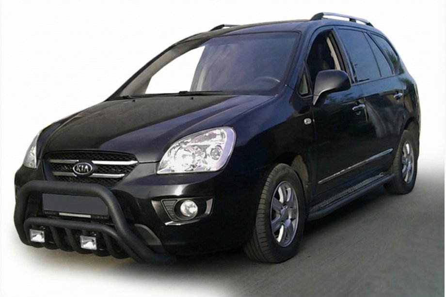 Kia Carens 1999–2012 Bullbar WT002 Black (roestvrij staal) Image