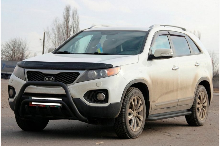 Kia Sorento II XM 2009–2014 Bullbar WT002/2 Black (RVS) Image