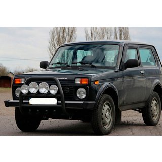 Bullbar QT007 Black (roestvrij staal) Lada Niva en Urban 1977– foto 4
