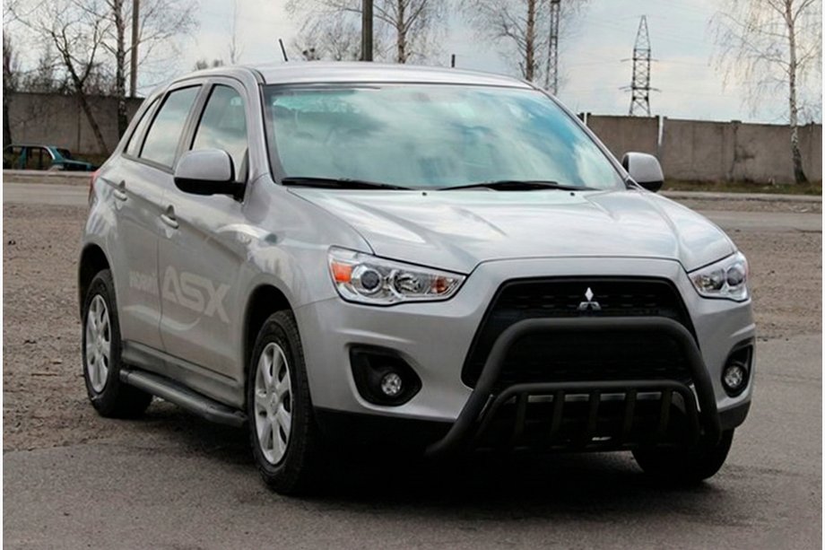 Mitsubishi ASX 2010–2023 Bullbar WT002 Black (RVS) Image