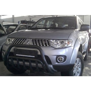 Voorkantbescherming WT002 Black (RVS) Mitsubishi Pajero Sport 2008–2015 foto 3