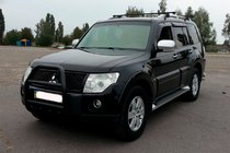 Mitsubishi Pajero Wagon IV 2006–2021 Bullbar QT007 Black (roestvrij staal) foto 2