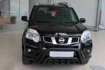 Nissan X-trail T31 2007–2014 Frontbeschermbeugel WT002 Black (RVS) foto 4