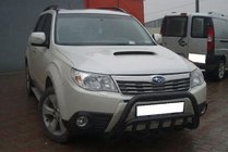 Subaru Forester 2008–2013 Bullbar WT002 Black (RVS) foto 3