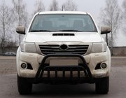 Toyota Hilux 2006–2015 Bullbar WT002 Black (RVS) foto 1