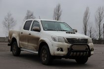 Toyota Hilux 2006–2015 Bullbar WT002 Black (RVS) foto 2
