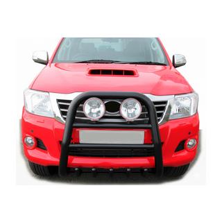 Bullbar QT007 Black (roestvrij staal) Toyota Hilux 2006–2015 foto 3