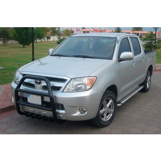 Bullbar QT007 Black (roestvrij staal) Toyota Hilux 2006–2015 foto 2