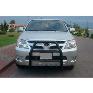 Bullbar QT007 Black (roestvrij staal) Toyota Hilux 2006–2015 foto 1