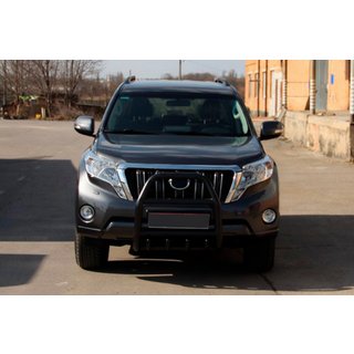 Bullbar QT007 Black (roestvrij staal) Toyota Land Cruiser Prado 150 2009–2023 foto 3
