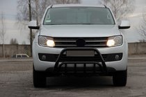 Volkswagen Amarok 2010–2022 Bullbar WT002 Black (roestvrij staal) foto 2