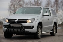 Volkswagen Amarok 2010–2022 Bullbar WT002 Black (roestvrij staal) foto 1