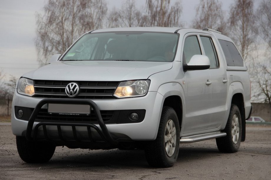 Volkswagen Amarok 2010–2022 Bullbar WT002 Black (roestvrij staal) Image