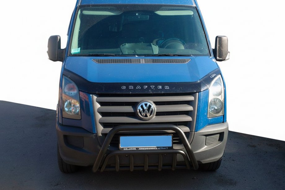 Volkswagen Crafter 2006–2016 Bullbar WT002 Black (roestvrij staal) Image