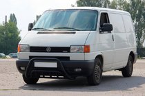 Volkswagen T4 Transporter 1990–2003 Bullbar WT002 60 mm Black (RVS) foto 1