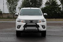 Toyota Hilux 2015– Frontbeschermbeugel QT008 Black (RVS) foto 2