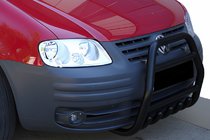 Volkswagen Caddy 2004–2010 Bullbar QT007 Black (roestvrij staal) foto 1
