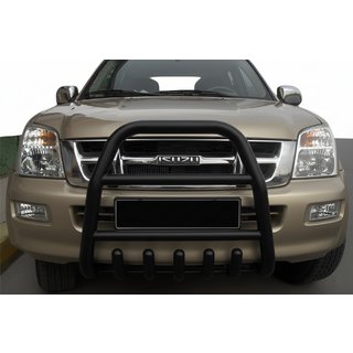 Bullbar voorzijde QT007 Black (RVS)