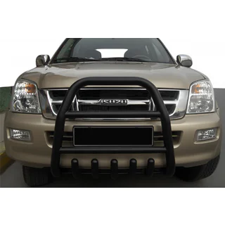 Bullbar voorzijde QT007 Black (RVS)