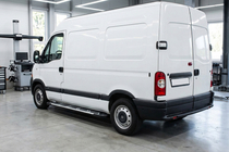 Opel Movano 2004–2010 Sunrise side steps (2 stuks, aluminium) Middellange wielbasis foto 1