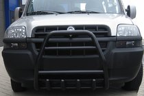 Fiat Doblo I 2001–2005 Bullbar voorzijde QT007 Black (RVS) foto 1