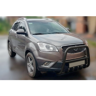 Bullbar F1-40 Black (roestvrij staal) SsangYong Korando 2010–2019 foto 1