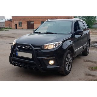 Bullbar WT009 Black (RVS) Chery Tiggo 3 2005– foto 3