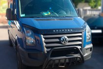 Volkswagen Crafter 2006–2016 Voor bullbar WT002 Black (roestvrij staal) foto 1
