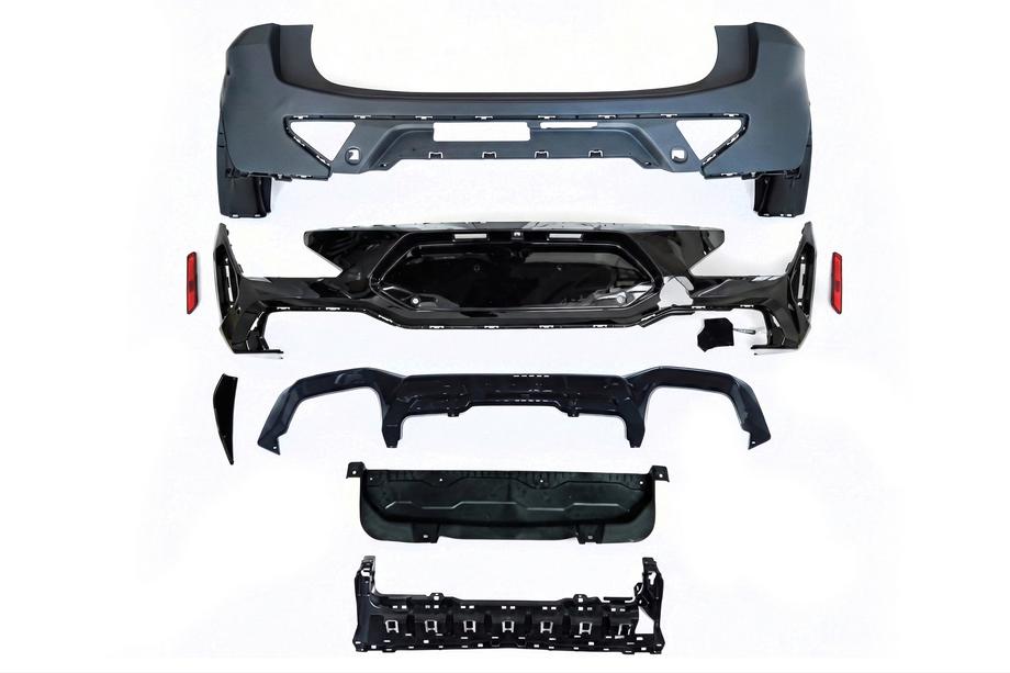 BMW X4 G02 2018– Achterbumper met M-Sport diffuser (2022-2024) Foto 1