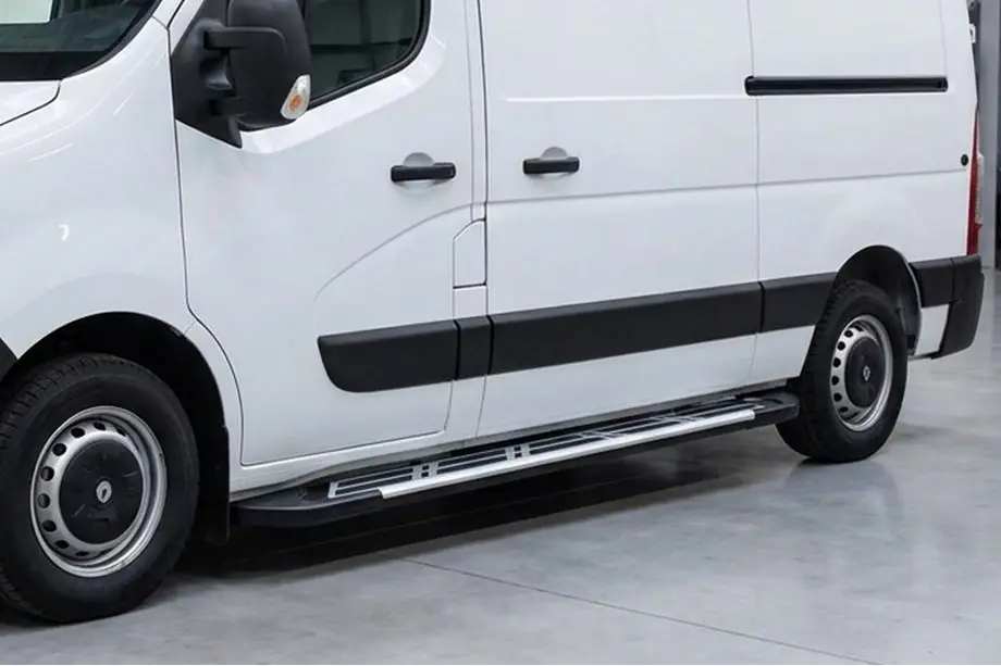 Opel Movano 2010–2021 Sunrise side steps (2 stuks, aluminium) Image