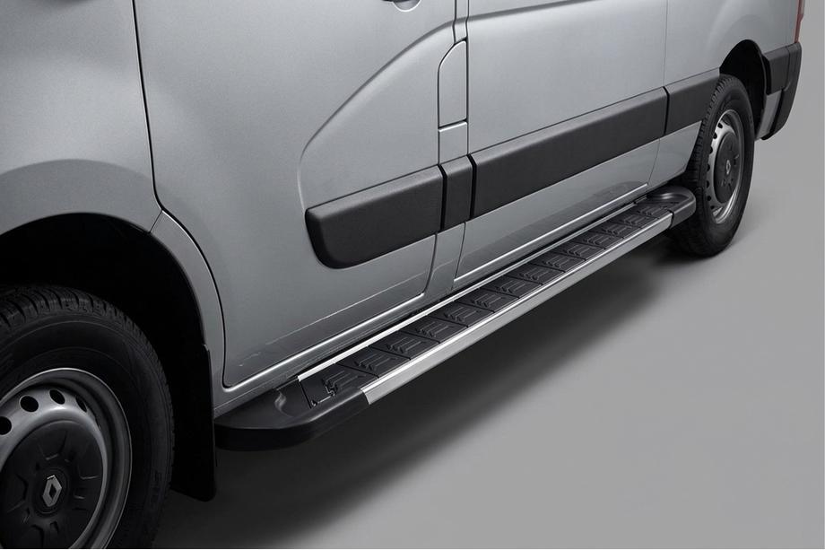 Opel Movano 2010–2021 Side steps RedLine V1 (2 stuks, aluminium) Image