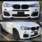 BMW X4 F26 2014–2018 Front bumper lip (voor M-Sport, carbon) foto 5