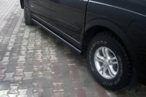 SsangYong Action 2005–2018 Sidebars Black (2 st., RVS) foto 1