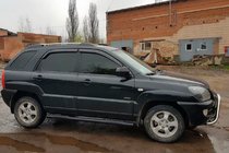Kia Sportage 2004–2010 Sidebars Black (2 stuks, RVS) foto 4