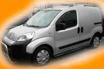 Fiat Fiorino/Qubo 2008–2024 Sidebars Ø70 Black (2 st., RVS) foto 2
