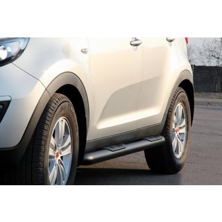 Sidebars Black (2 st., RVS) Kia Sportage 2010–2015 foto 1