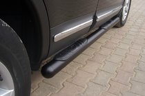 Nissan Qashqai 2010–2014 Sidebars Black (2 st., RVS) foto 1